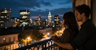 city night romantic imagery