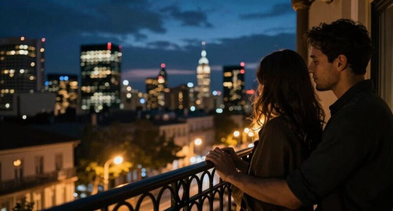 city night romantic imagery