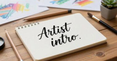 crafting concise artist introductions
