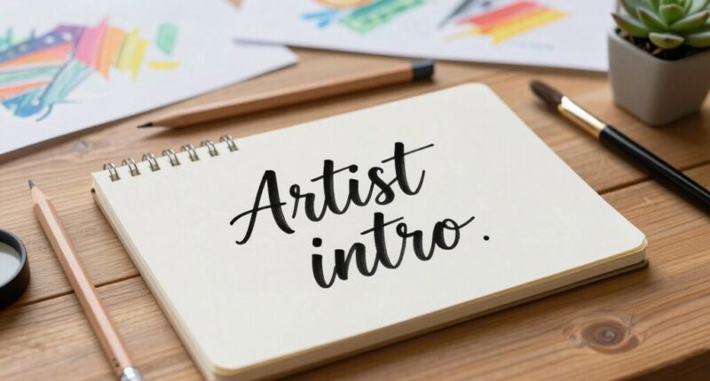 crafting concise artist introductions