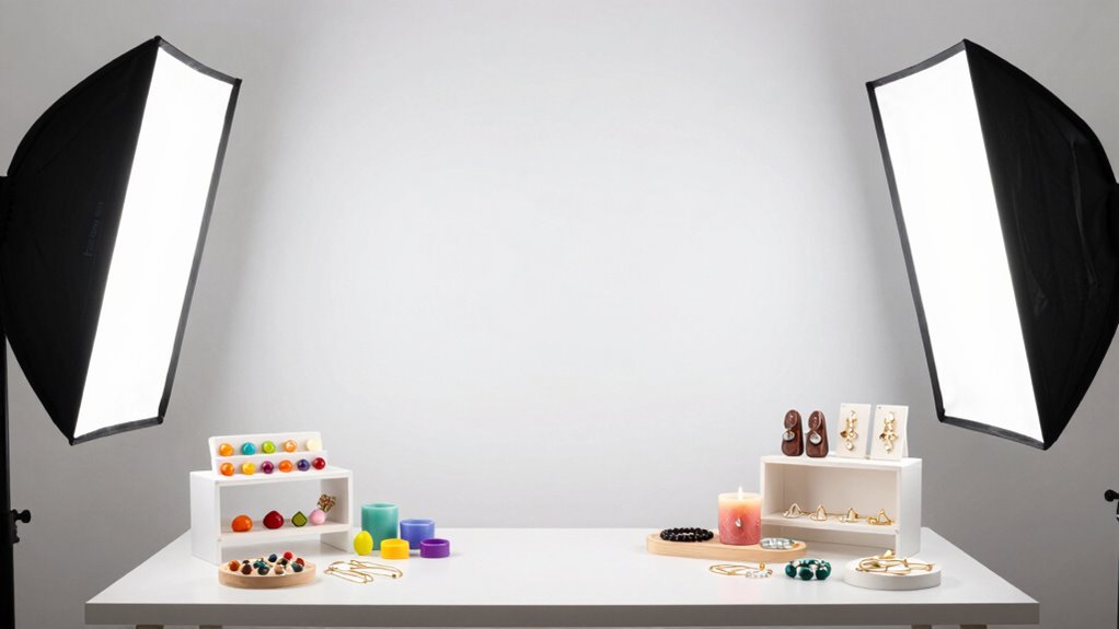 dedicated tabletop photography space