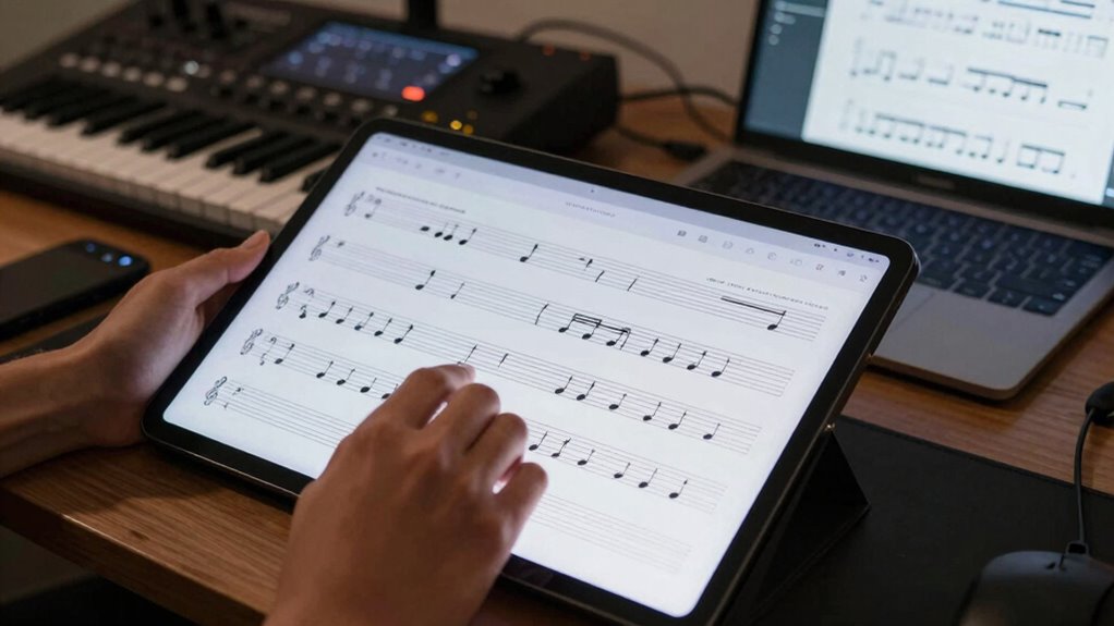 digital score creation and editing