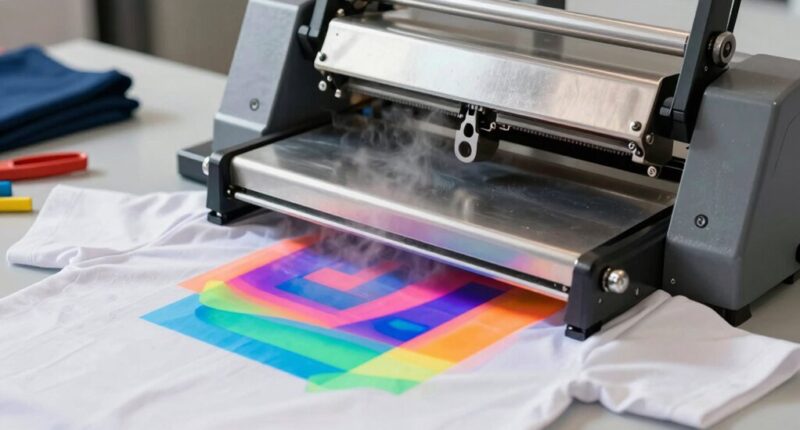 enhancing merch with heat press