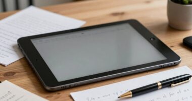 focused songwriting with e ink