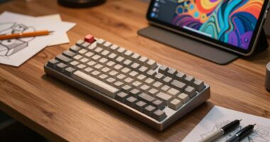 keyboard design reflects creativity