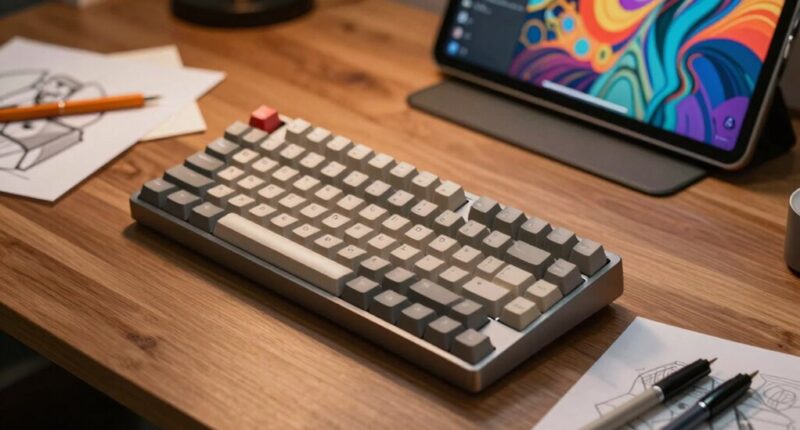 keyboard design reflects creativity