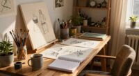 maintaining consistent artistic practice
