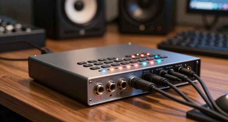 monitoring gain setting