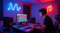 neon lights influence music