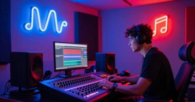 neon lights influence music