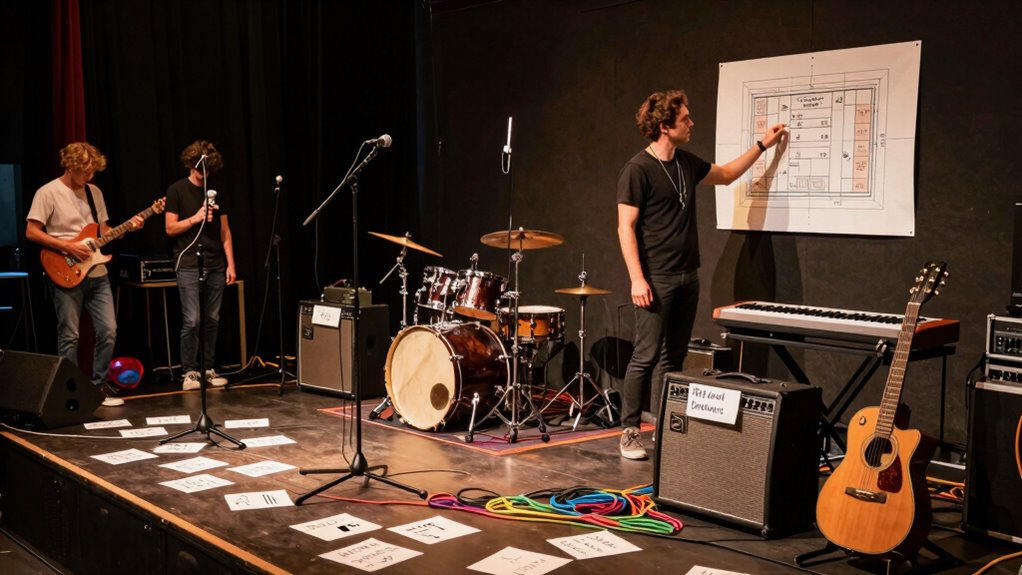 organized stage setup tips