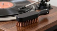 protects vinyl from static