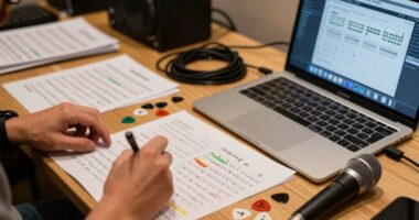 recording collaborative songwriting processes