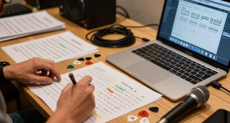 recording collaborative songwriting processes