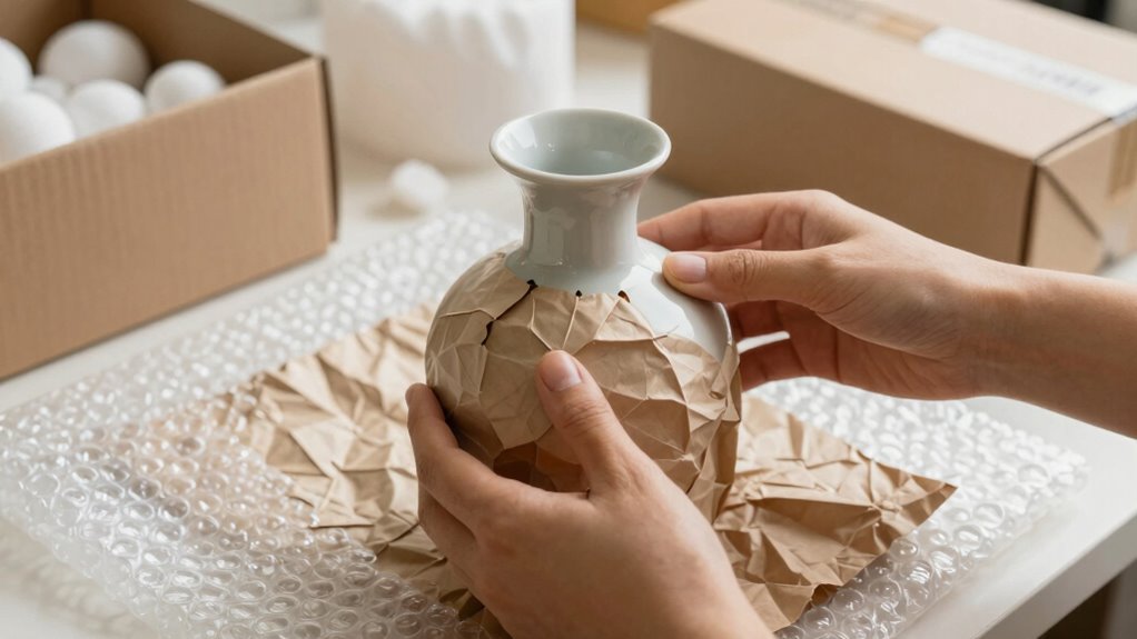 secure fragile shipping procedures