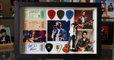showcase treasured band memorabilia