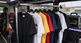 touring merch garment storage