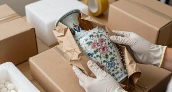 wrap cushion box label