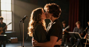 Benson Boone and Alix Earle Share a Kiss in Theatrical 'The Time of My Life' Music Video