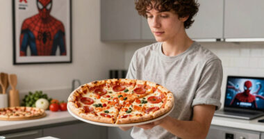 Little Caesars launches Webberoni Pizza for new Spiderman film
