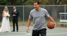 Adam Sandler plays pickup game after officiating Taylor Swift-Travis Kelce wedding
