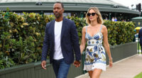 Chris Rock and His Girlfriend Simone Henault Make Rare Public Appearance at Wimbledon