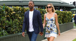 Chris Rock and His Girlfriend Simone Henault Make Rare Public Appearance at Wimbledon