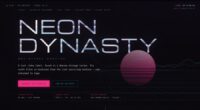 NEON DYNASTY — Tokyo 1986 Video Label (FABLE/175)