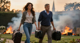 George and Amal Clooney evacuate French home amid wildfires