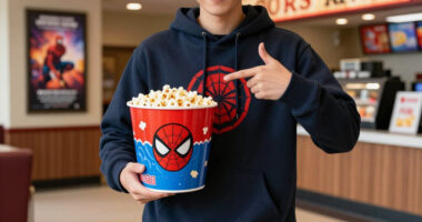 How to get special 'Spider-Man' popcorn buckets for 'Brand New Day'