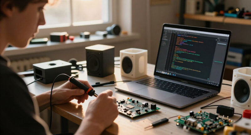 I Learned PCB Design, 3D Printing And C Just To Listen To Music