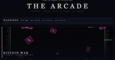 THE ARCADE — sixteen browser wargames, hub with daily leaderboards