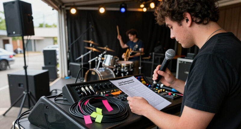 Live Performance Audio Gear Checklist 2026