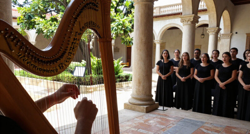 PALÁCIO TIRADENTES RECEBE FESTIVAL DE HARPAS COM CORAL MADRIGAL CRUZ LOPES - Alerj