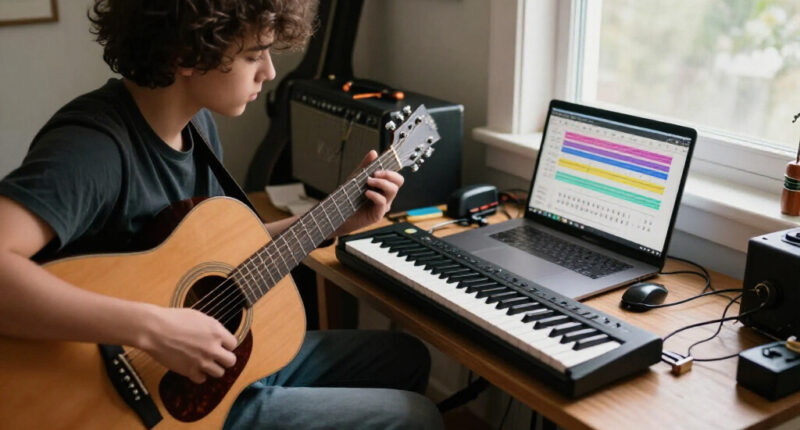 Show HN: Guitoro, A Virtual Guitar You Strum With Your Keyboard